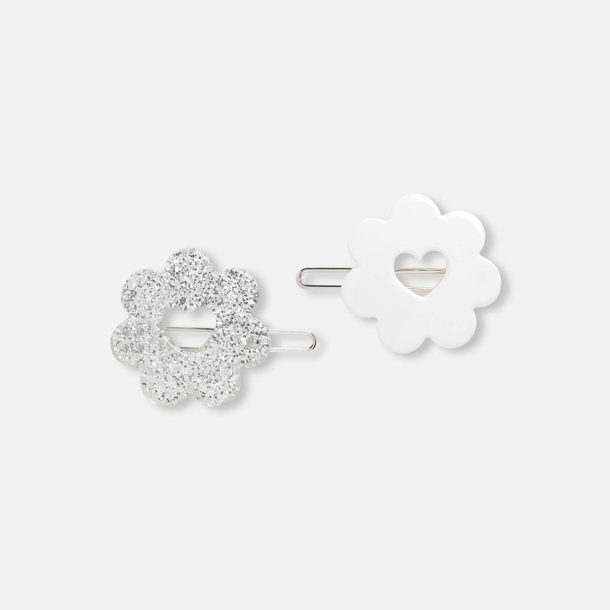 Jacadi - Girl pair of barrettes - Silver