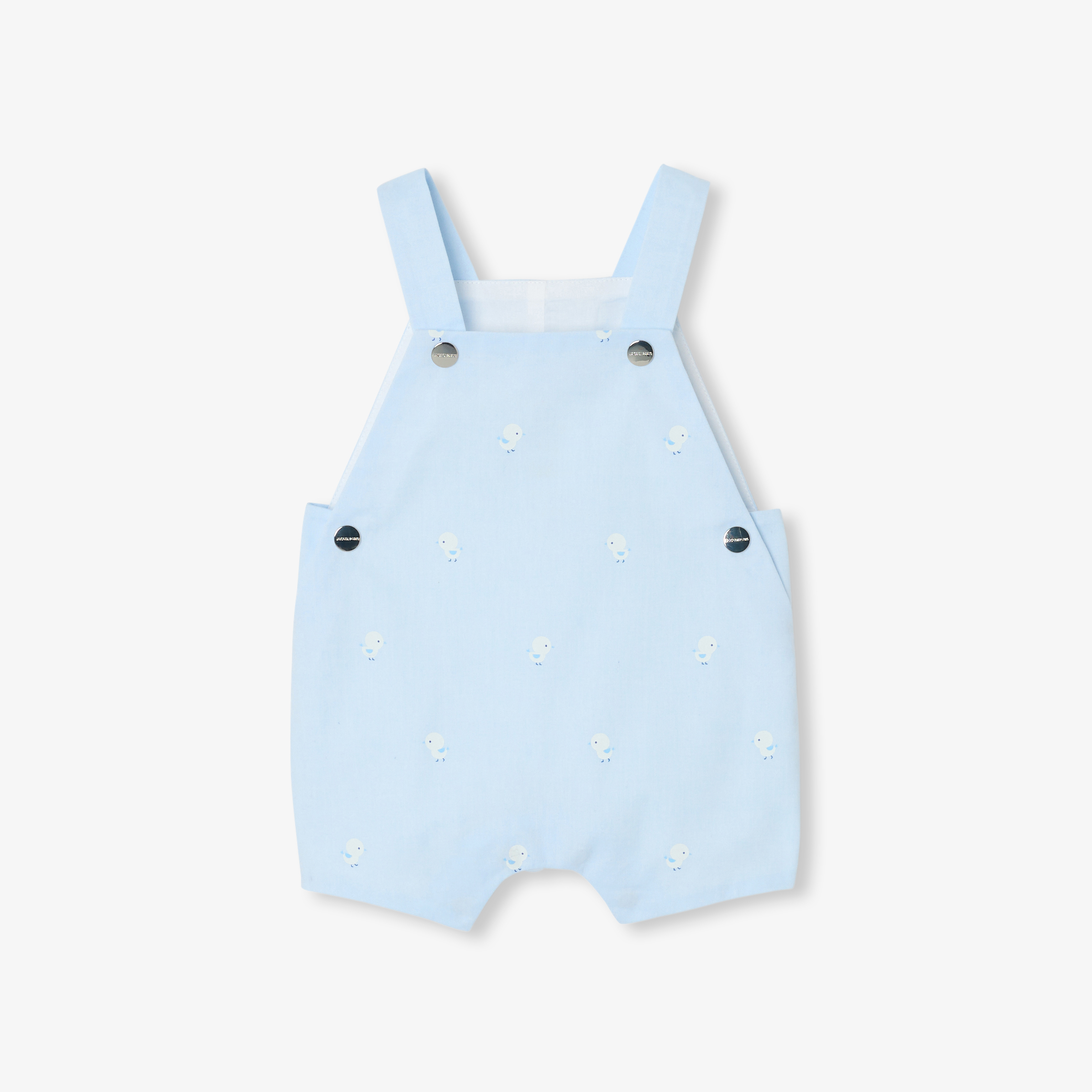Jacadi - Baby boy Oxford short dungarees - Blue - Size: 06M