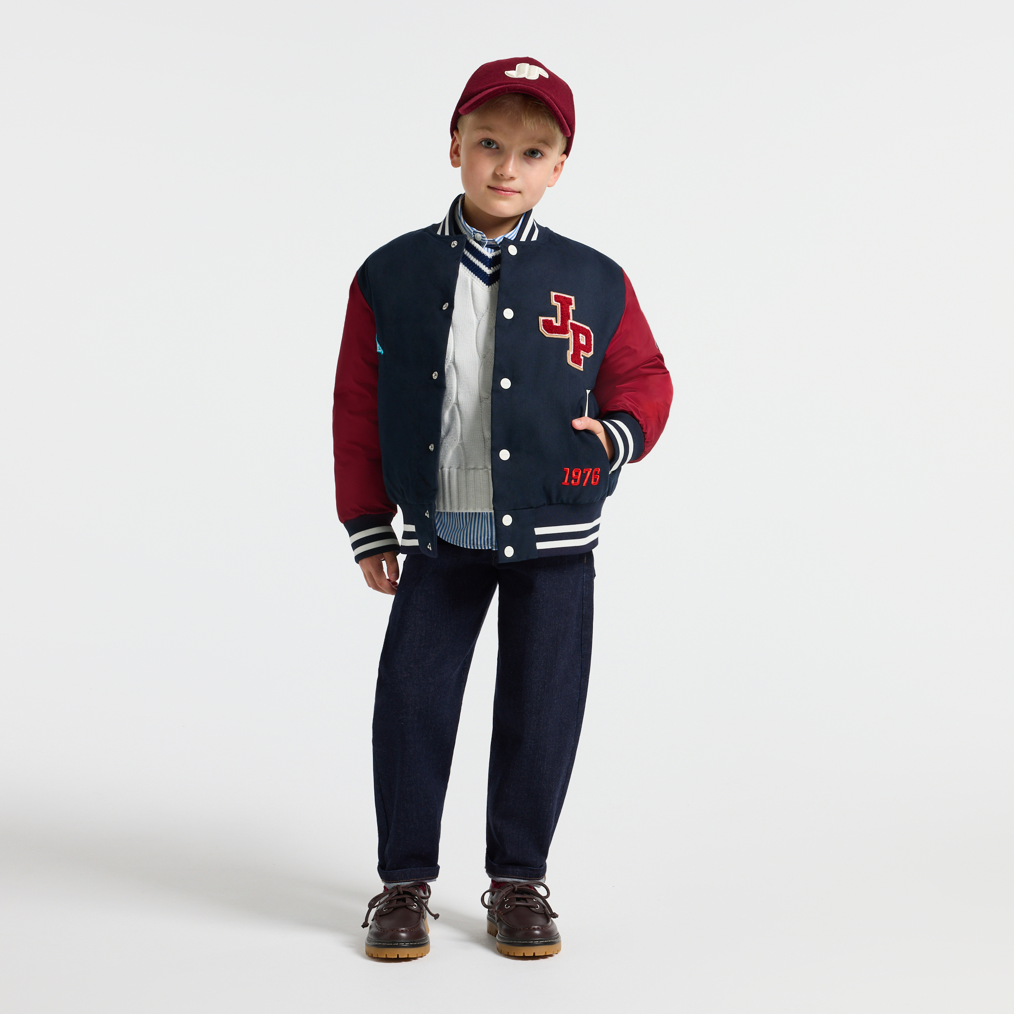 Jacadi - Boy barrel jeans - Blue - Size: 08Y