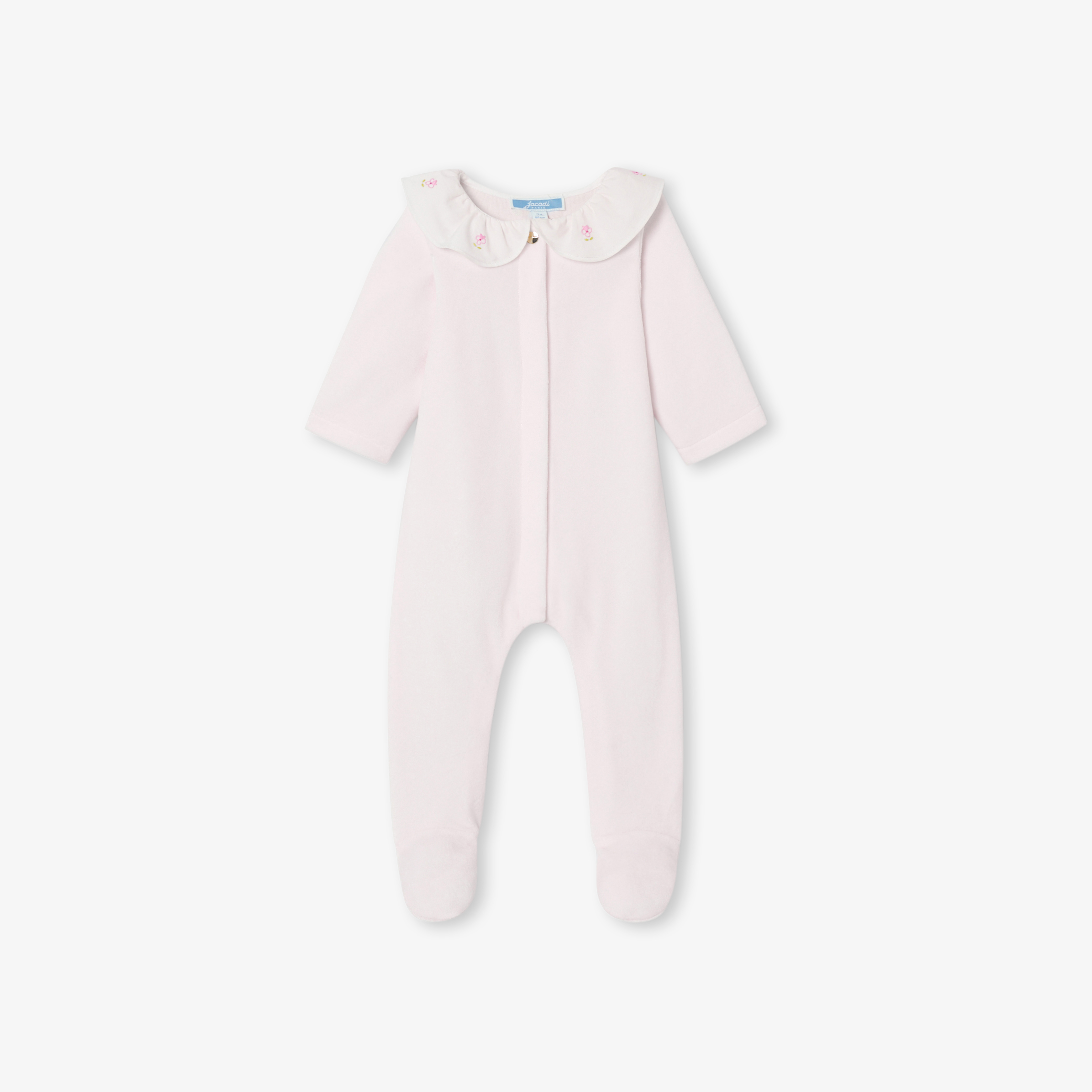 Jacadi - Baby girl velvet pyjamas - Pink - Size: 01M