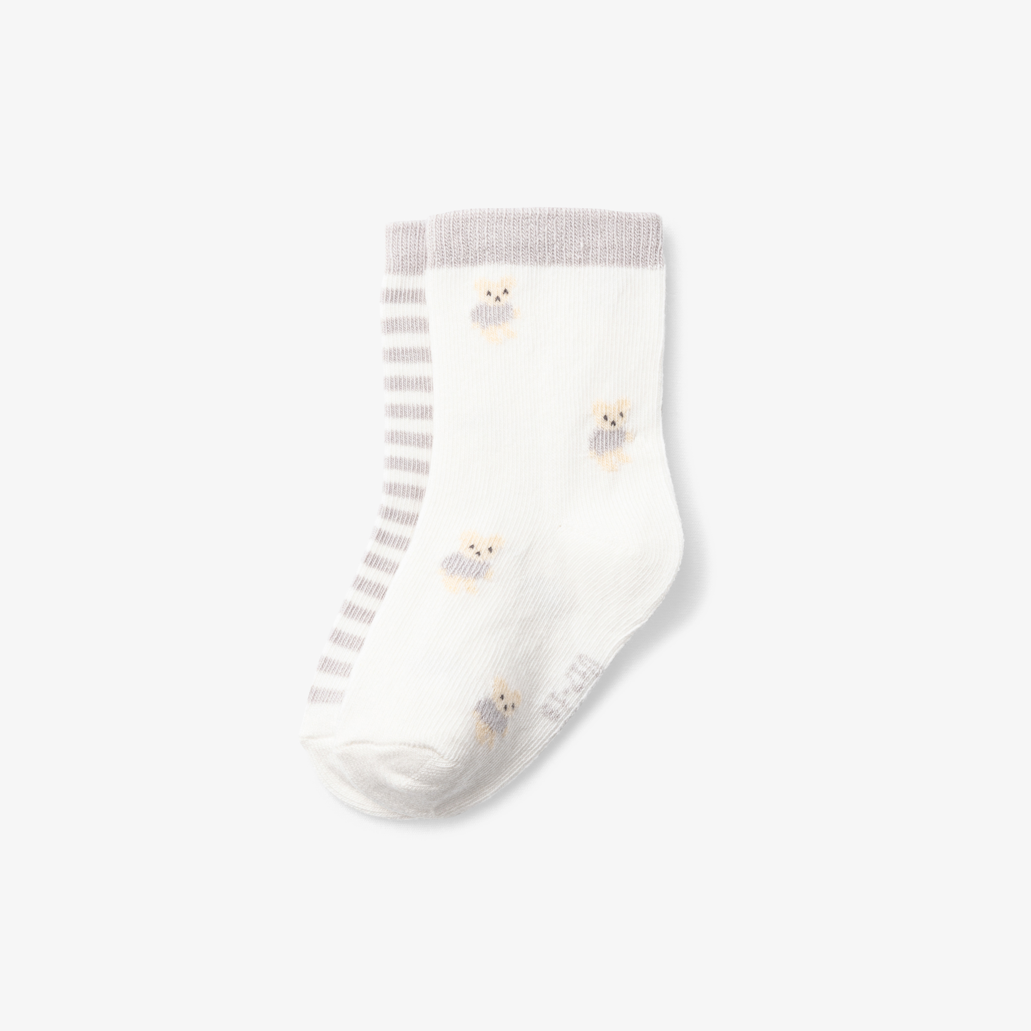 Jacadi - Baby sock duo - Grey - Size: 21/22
