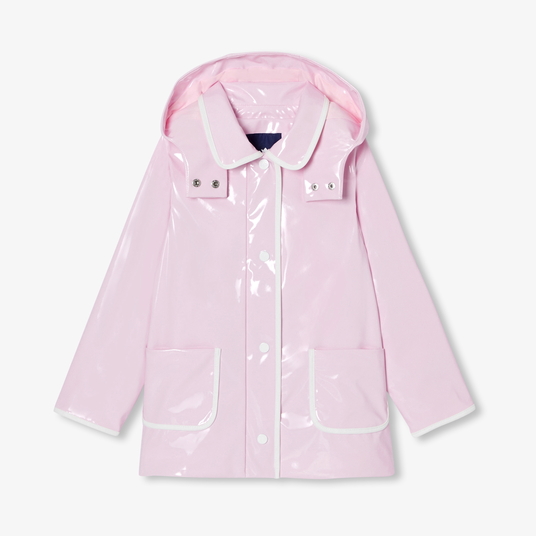 Girl matte raincoat