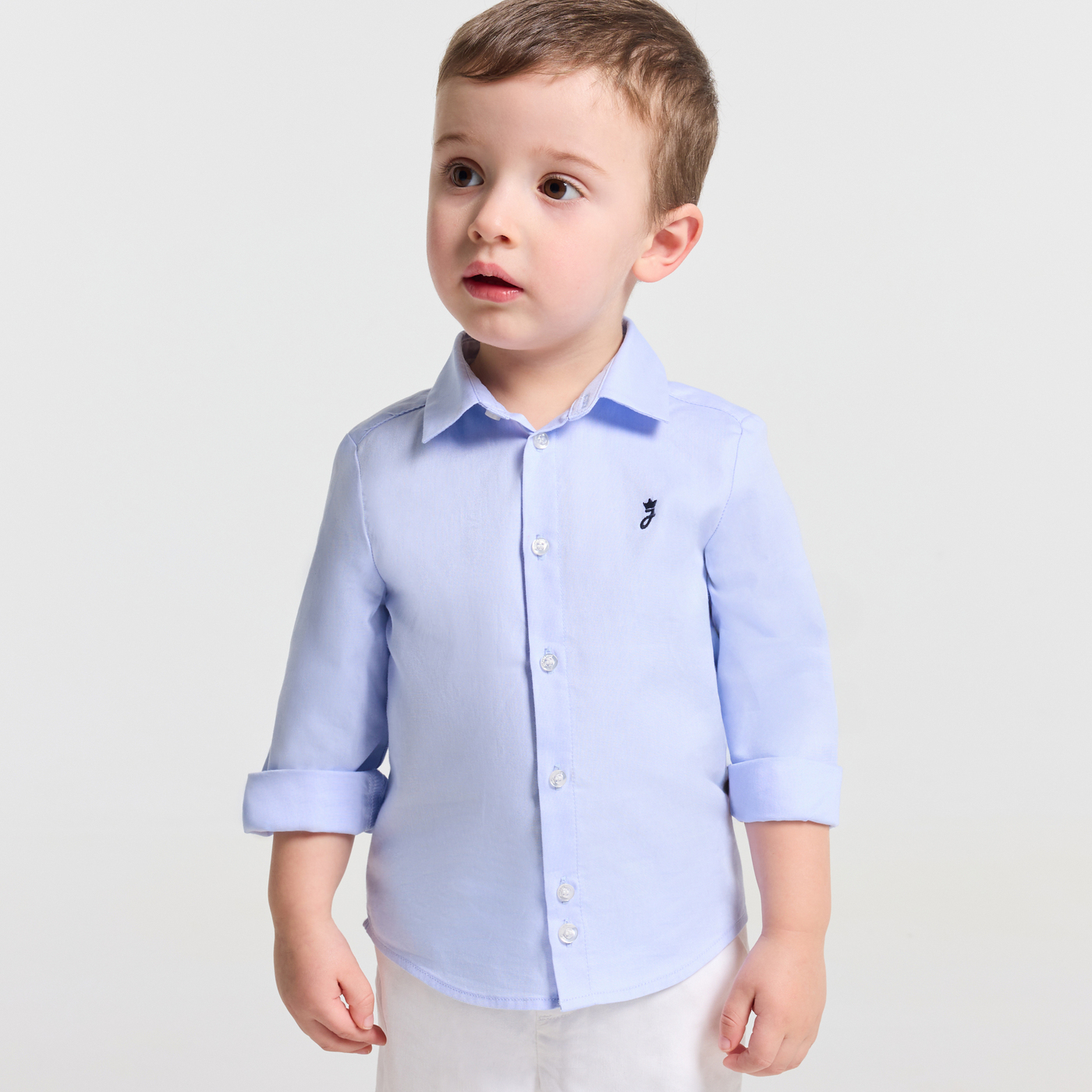 Baby boy Oxford cotton shirt - Main Image