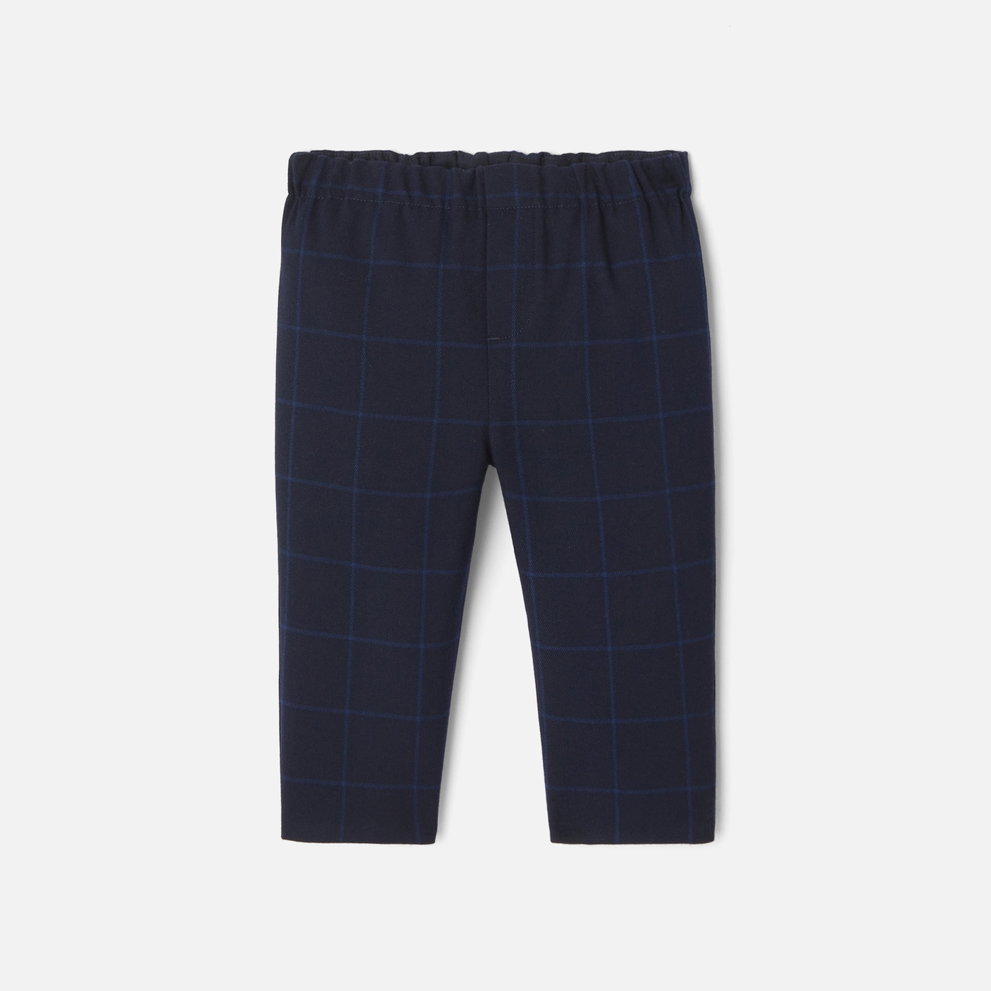 Baby boy plaid trousers Marine/bleu Jacadi Paris
