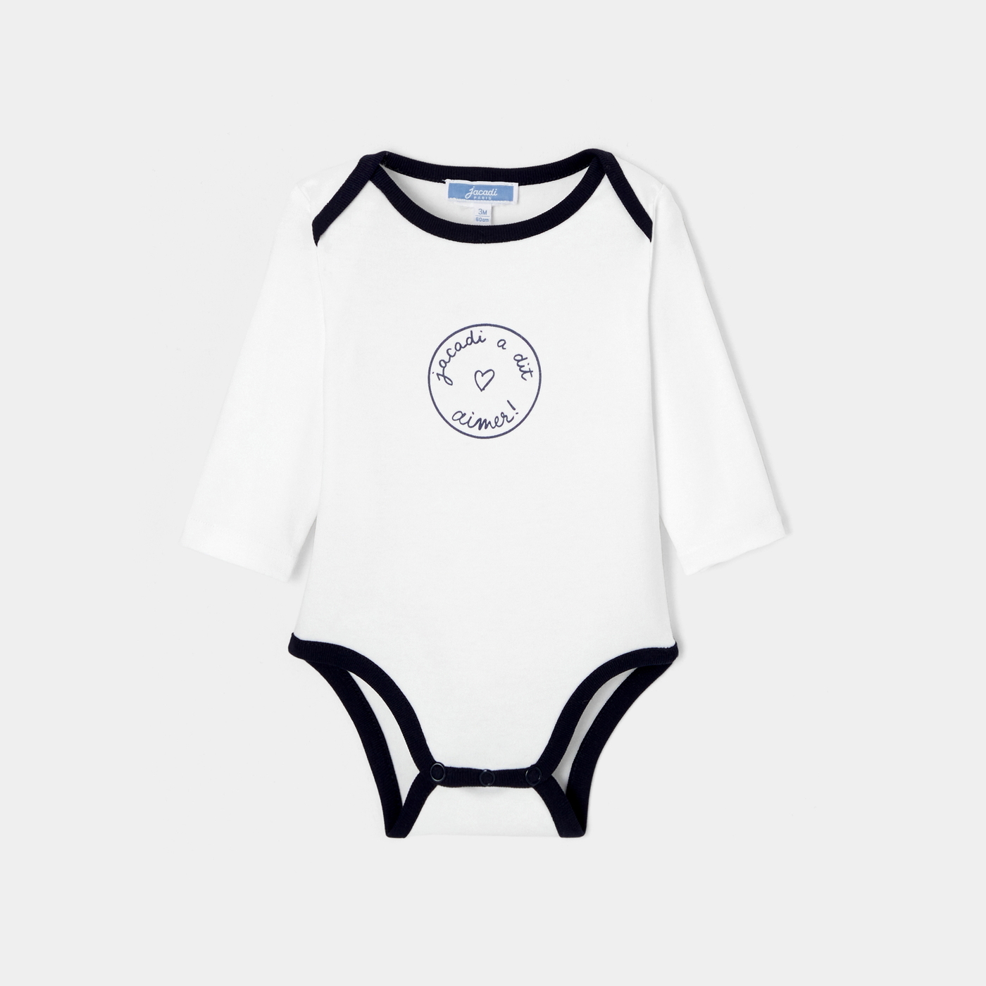 Baby boy long sleeve bodysuit - Main Image