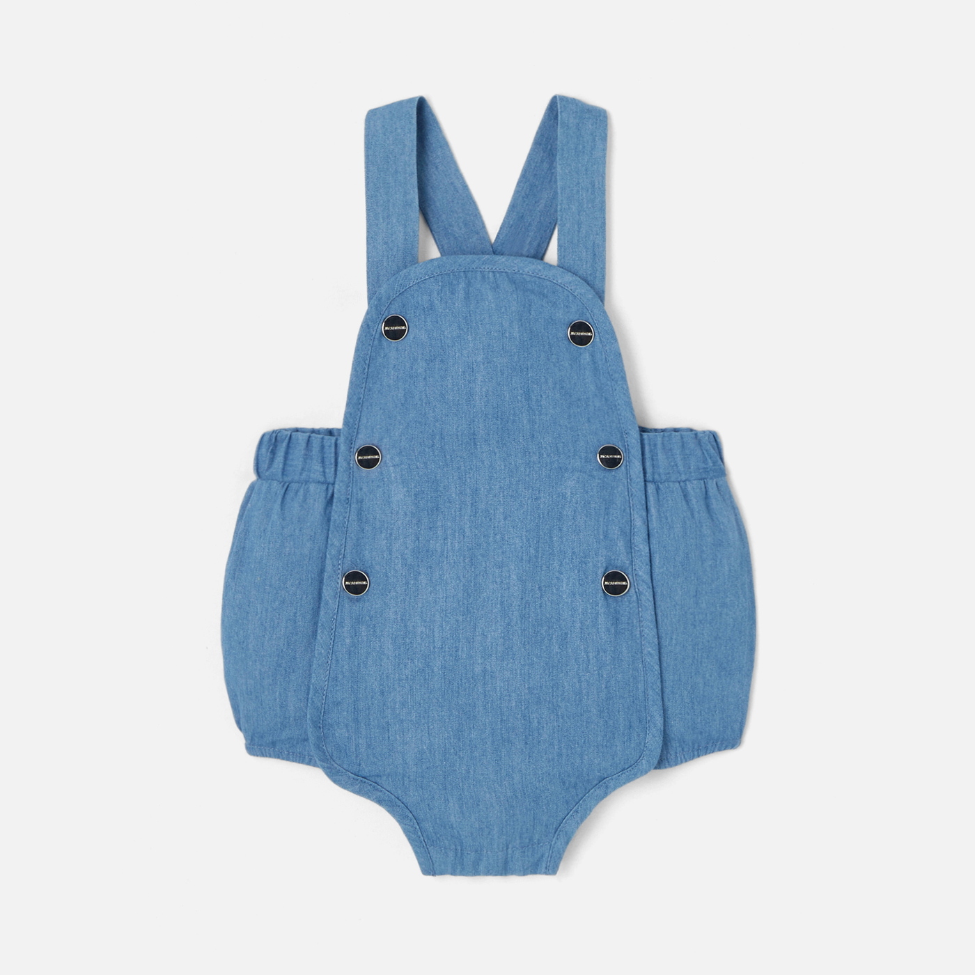 Baby boy denim romper - Main Image