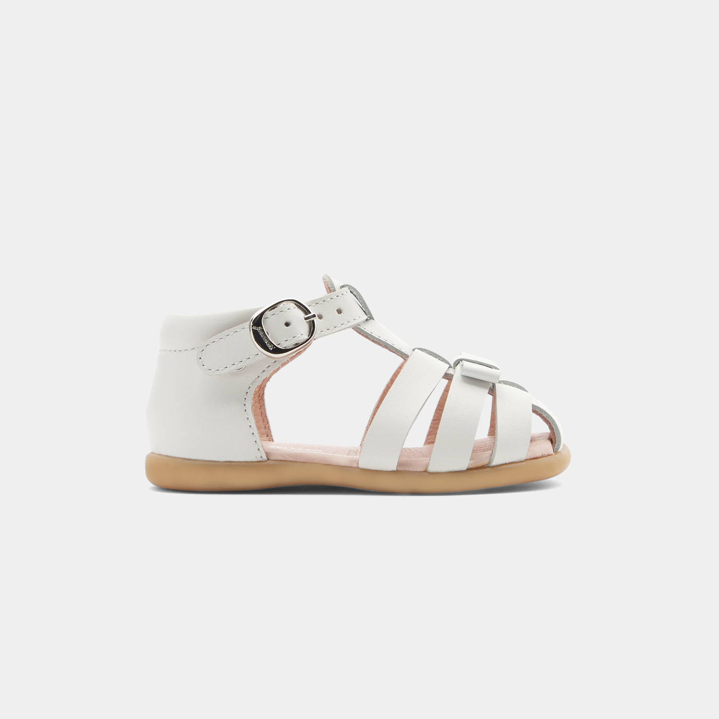 Baby girl leather sandals - Main Image